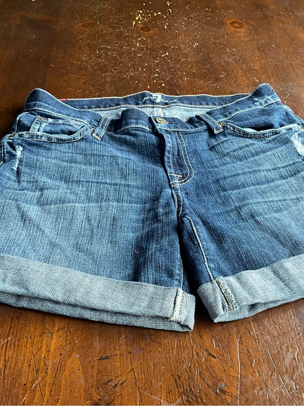 For all mankind, size 28 denim shorts
